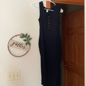 Maternity old navy body-con dress (medium) black